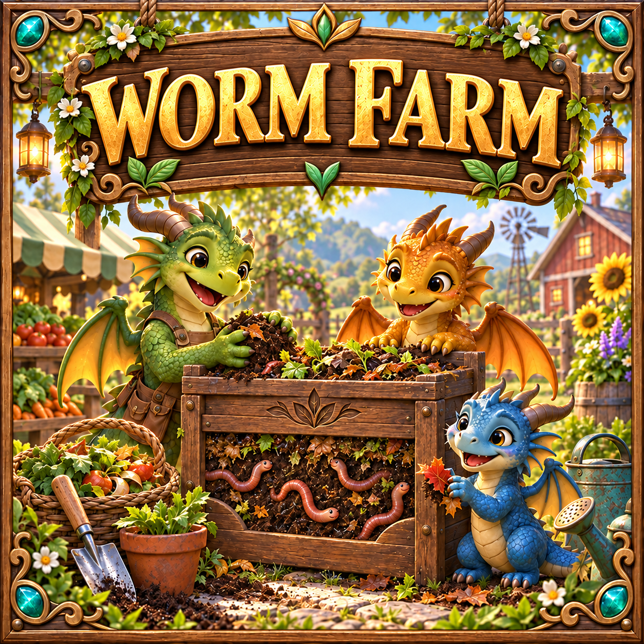 Tigon Worm Farm sign