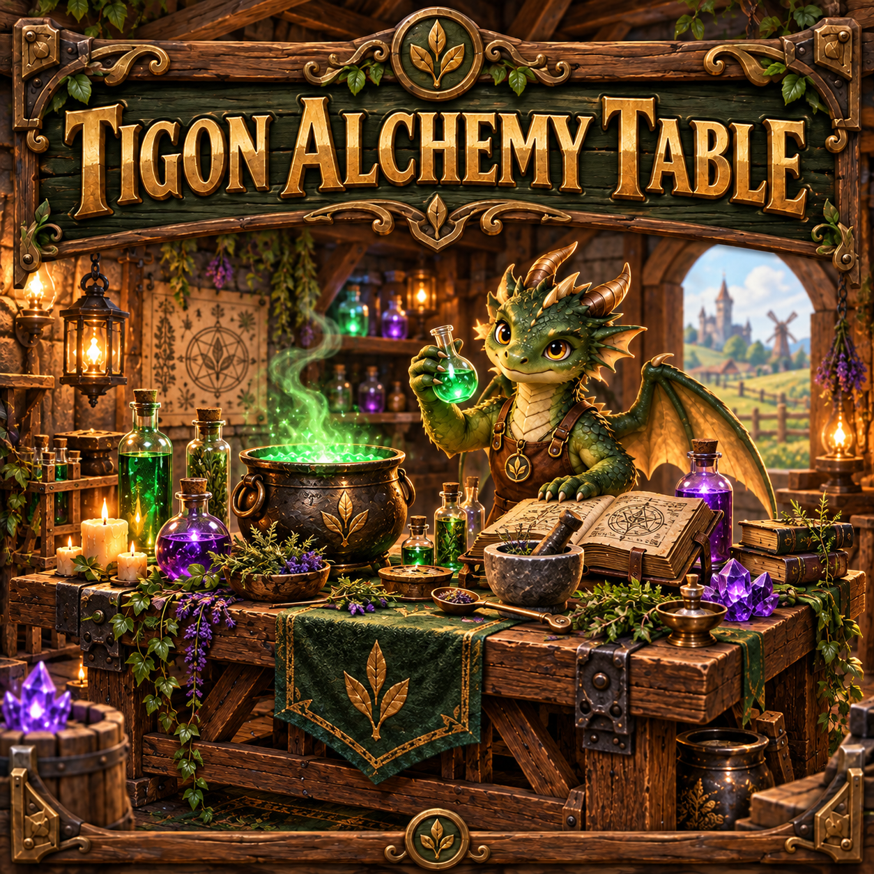 Alchemy Table sign