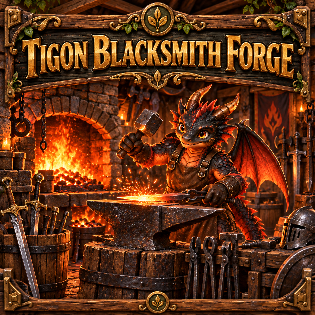 Blacksmith Forge sign