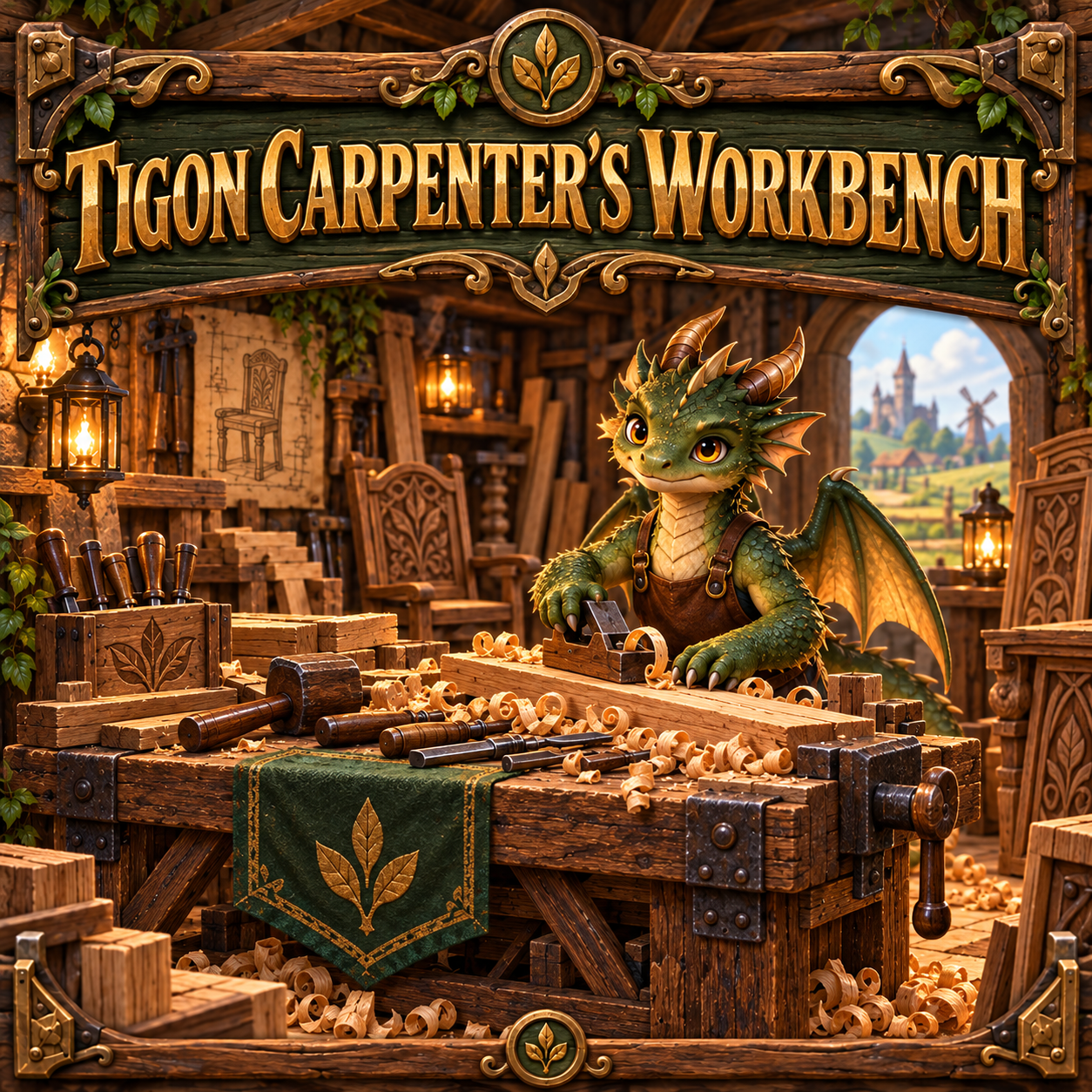 Carpenter's Workbench sign